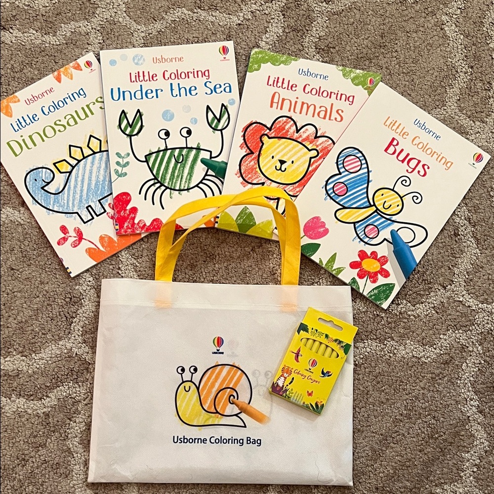Usborne Coloring book pack